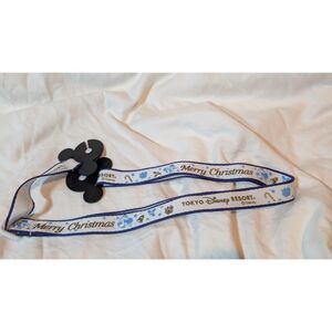 Vintage Tokyo Disney Merry Christmas Popcorn Bucket Strap